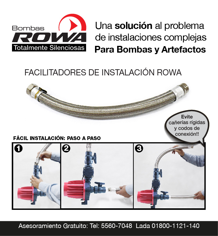 Bombas Rowa México - Flexible Rowa Inox 1 1/2